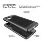 Case for Google Pixel 4 with 2 Pack HD Screen Protector Slim Carbon Fiber TPU