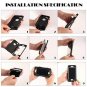 Motorola Moto G7 Case, Plus Case,w/[Swivel Belt Clip Kickstand] Black