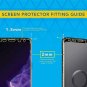2 Pack Screen Protector Military Shield Case Friendly for Samsung Galaxy S9 Plus