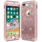 Case for iPhone 8 Plus/ 7 Plus Heavy Duty Defender Protective Case Bling Glitter