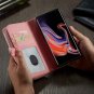 Hynice Galaxy S10 Plus Detachable Wallet Case, Leather Plus, Weave-Pink
