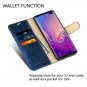 Belemay Samsung Galaxy S10 Wallet Case, Genuine (Blue)