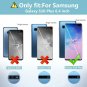 Procase Galaxy S10 Plus Genuine Leather Case, Vintage Wallet Folding Flip red