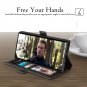 Galaxy Note 10 Plus Wallet Case Premium Leather 10+ Folio Black