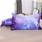 Wowelife Unicorn Comforter Sets Twin 3D Purple Butterfly Bedding 5...
