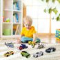 Yang baby 7 PCS Transform Car Robot Toys, 1 Movable Joint Dinosaur...