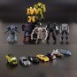 Yang baby 7 PCS Transform Car Robot Toys, 1 Movable Joint Dinosaur...