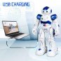 SGILE RC Robot Toy, Programmable Intelligent Walk Sing Dance for Blue