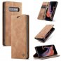 QLTYPRI Samsung Galaxy S10 Plus case Vintage Plus, Brown