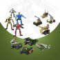 12in1 Robot Car Blocks Building Bricks - Military Stem Assembly Egg Toy -...
