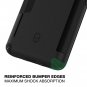 PATCHWORKS Galaxy S10+ Plus Wallet Case for Plus, Black