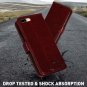 Wallet Case for iPhone 7/8 Plus w/ Protector & Stand Flip Folio Leather Cover