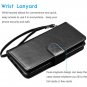 Galaxy Note 10 Case, 10 Wallet Luxury Cash Credit W-Black