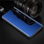 ISADENSER Samsung Galaxy S10 Plus Case Flip A] Blue Mirror PU