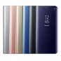 ISADENSER Samsung Galaxy S10 Plus Case Flip A] Blue Mirror PU