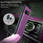 Miss Arts Galaxy S10 Plus Wallet Case, Detachable Magnetic Purple -S10