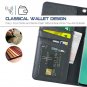 Arae Case Compatible for Samsung Galaxy S10 Plus / S10+, PU Leather black