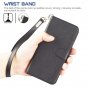 Arae Case Compatible for Samsung Galaxy S10 Plus / S10+, PU Leather black