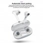 Bluetooth Wireless Earbuds,Noise Cancelling Earphone Q70 Best White