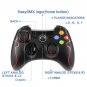 EasySMX 2.4G Wireless Controller for PS3, PC Gamepads with Vibration Fire Red
