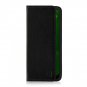 32nd Classic Series - Real Leather Book Wallet Case Cover for Motorola Black