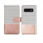 FLYEE Samsung Galaxy S10 Plus Stripe Nine card-Rose Gold