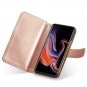FLYEE Samsung Galaxy S10 Plus Stripe Nine card-Rose Gold