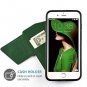 Wallet Case for iPhone 7/8 Plus Shockproof Leather Handbag Card Holder Dark Gree