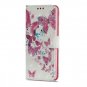 Wallet Case for Galaxy S9 Foldable Kickstand Flip Hand Strap Magnetic Butterfly