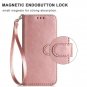 Samsung Galaxy S10 Plus/S10 + Wallet Case, Luxury PU Leather Flip Rose Gold
