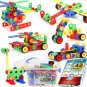 163 Piece STEM Toys Kit, Educational Construction Engineering 163-pieces