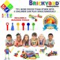 163 Piece STEM Toys Kit, Educational Construction Engineering 163-pieces