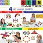 STEM Master 176 Piece Learning Educational Construction Building Toy...