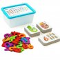 LiKee Alphabet and Number Flash Cards Wooden Jigsaw Puzzle Peg Board Set...