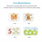 LiKee Alphabet and Number Flash Cards Wooden Jigsaw Puzzle Peg Board Set...