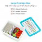 LiKee Alphabet and Number Flash Cards Wooden Jigsaw Puzzle Peg Board Set...