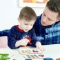 LiKee Alphabet and Number Flash Cards Wooden Jigsaw Puzzle Peg Board Set...