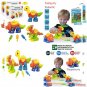 Kidtastic Dinosaur Toys - STEM Learning Original (106 pieces), 3 pack Take...