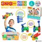 ETI Toys, STEM Learning, 172 Piece Original Educational Construction 172 PCS