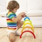Lewo Wooden Rainbow Stacker Large Nesting Puzzle Blocks Educational Toys for...