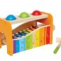 Hape Pound & Tap Bench with Slide Out Xylophone - Award Winning Yellow