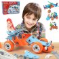 132 PCS STEM Learning Toys - Educational Engineering and DIY STEM...