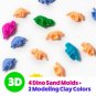 USA Toyz Moosh Fluffy Modeling Clay - Soft Foam Non Drying w/ 4...
