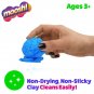 USA Toyz Moosh Fluffy Modeling Clay - Soft Foam Non Drying w/ 4...