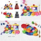 HIPGCC Wooden Jigsaw Puzzles Winding Dinosaur Toys for Preschool 2pack a