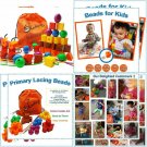 Skoolzy Lacing Beads for Kids Toddler Toy - JUMBO Primary Toys For...