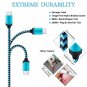 2Pack Durable Braided USB C Cables, Ailkin Type C Fast Charging Multi-Colored