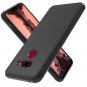 LG G8 ThinQ Case,IDEA LINE Flexible Carbon Fiber TPU Soft Armor BLACK