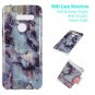 LG G8 ThinQ Case, Glossy Marble Pattern Slim Hard Soft Silicone Back Case...