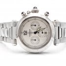 Pasha De Cartier 2113 Stainless Steel Chrono Automatic Swiss Made Watch